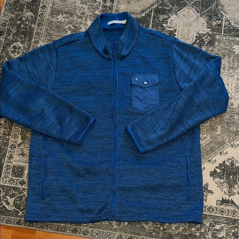 Criquet men’s Blue Full-Zip lightweight Jacket size XXL